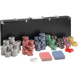 POKER TECTAKE CASE Boite, Etui, Set de Poker 500 Jetons 