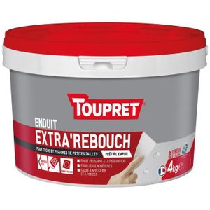 SOUS-COUCHE - ENDUIT Extra Rebouch TOUPRET en Pate 4Kg - BCRP04