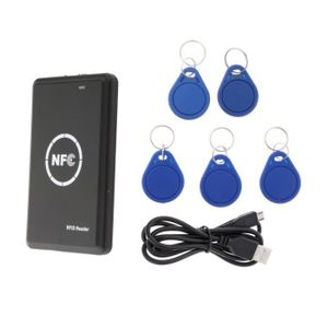 Focket Lecteur de copieur de RFID NFC, kit de Lecteur de Machine de Copie  d'identification de RFID de Poche Multi Tenu dans la Main portative pour Le  système de contrôle d'accès 