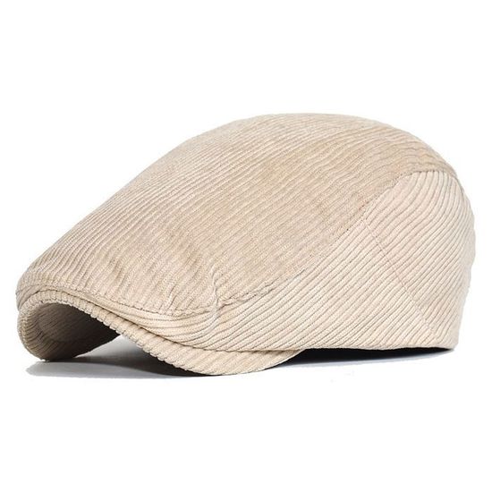 Casquette Baseball Unisexe En Velours Côtelé - Borde Large Réglable, Bandeau Coton, Pour Soleil Et Plein Air