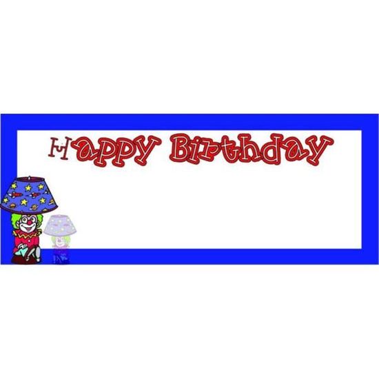 Joyeux Anniversaire Clown Banderole Personnalisee 180 X 70 Cm Achat Vente Banderole Banniere Cdiscount Joyeux Anniversaire Clown Banderole Personnalisee 180 X 70 Cm Achat Vente Banderole Banniere Cdiscount