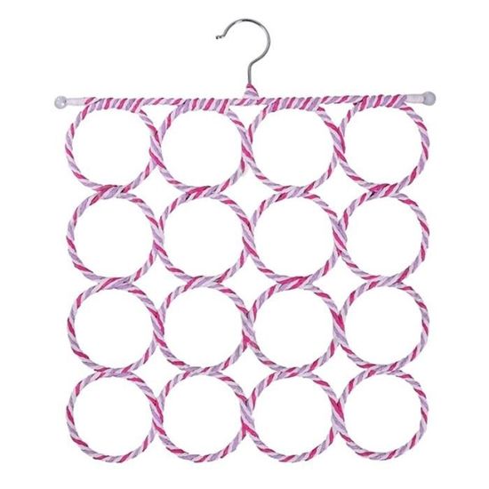 Lot De 2 Cintres Porte-Foulards Avec 12 Crochets - Organisateur Placard Pour Foulards, Cravates, Ceintures