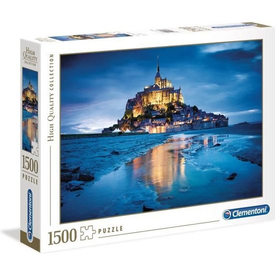 PUZZLE 1500 pièces - Le Mont Saint-Michel - 59 X 84 cm