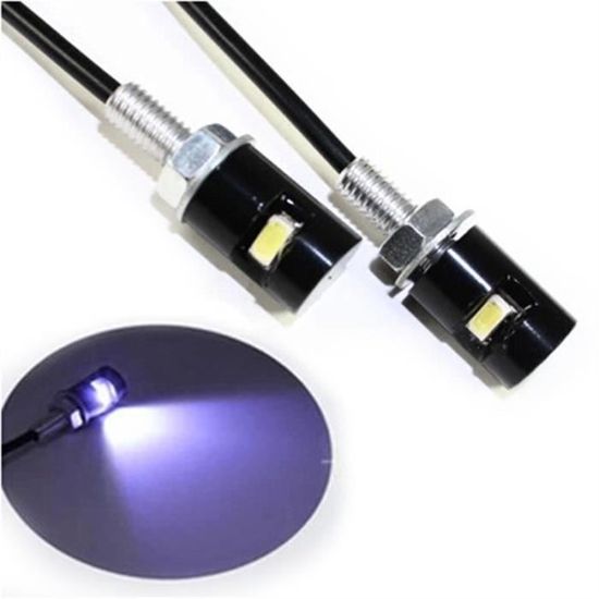2pcs 12V Ampoule LED Plaque d'Immatriculation Voiture Moto Cdiscount Auto