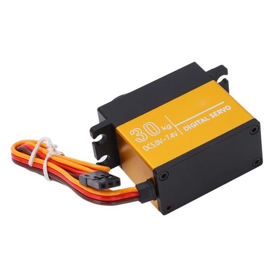 Drfeify Moteur de direction servo RC 2 pièces 25KG RC Servo Gear Drfeify Moteur de direction servo RC 2 pièces 25KG RC Servo Gear