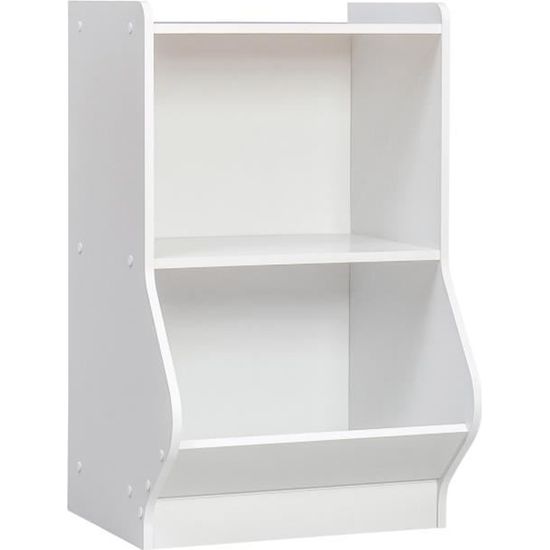Iris Ohyama Meuble Rangement Enfant - 3 Étages | Pour Jouets, Livres | Gris - Design Pratique