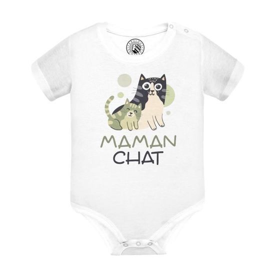 Body Bébé Manches Courtes Fabriqué Avec Amour En France - Coton Doux, Imprimé Humoristique Original, Neuf