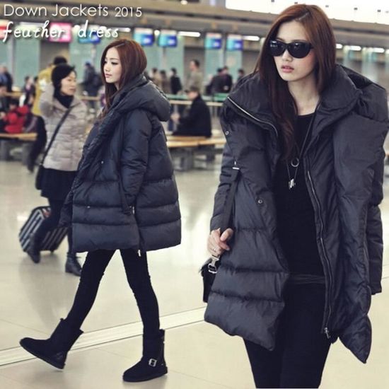Doudoune Femme High Use Noir - Taille 38 - Neuf Sans étiquette - Style USA