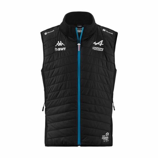 Veste Kappa Ambach BWT Alpine F1 Team – Officielle Formule 1, Zip, Collection équipe Alpine