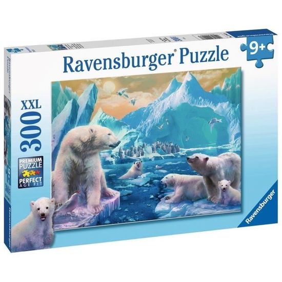 Puzzle 300 pièces XXL - Au royaume des ours polaires - Ravensburger
