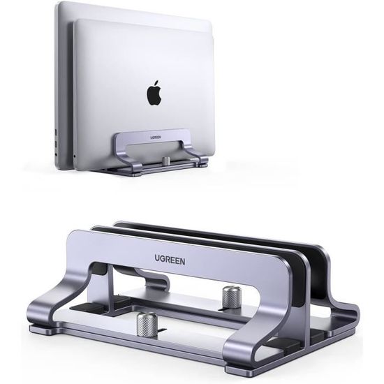 Support pliable en aluminium pour ordinateur portable - Double couche -  Hauteur réglable : : Électronique