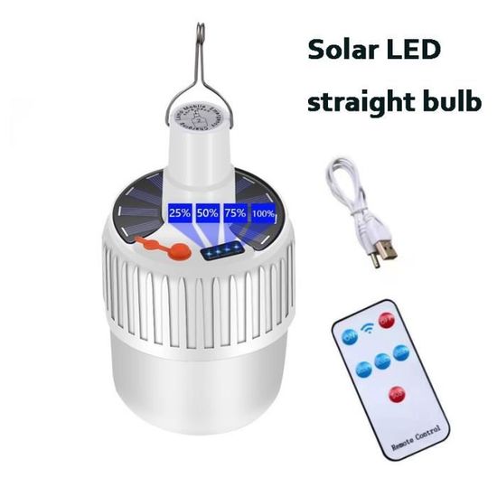 Lampe Solaire De Camping En Forme De Football – LED Pliable, USB, 1200 MAh | Pour Randonnée, Urgence, Extérieur - 5