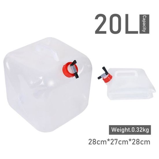 eau avec robinet 45l Conteneur de bureau de voyage en