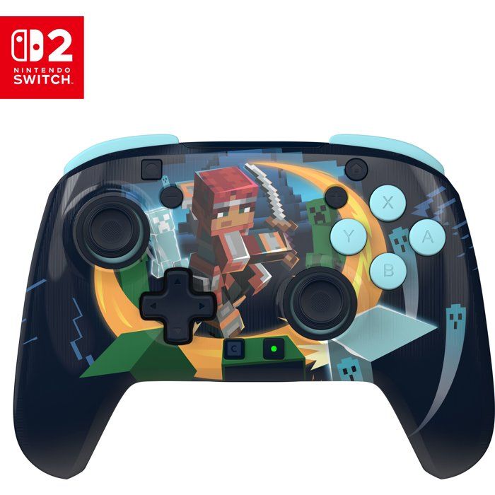 Manette de jeu sans fil Nintendo Switch 2 Rematch Minecraft Dungeons II Sans fil Design lenticulaire Compatible Switch Sw