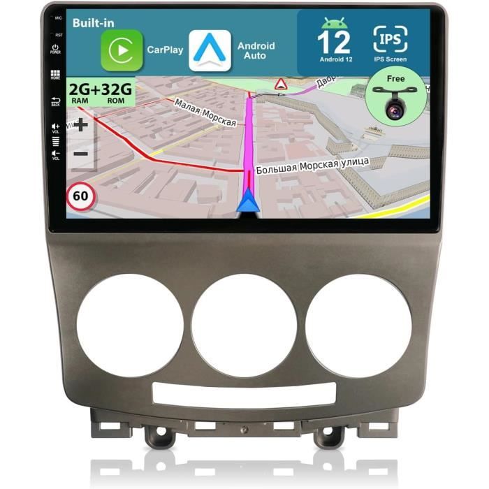GOHHDL Android 15 Autoradio Für Mazda 5 2005-2010 - 9 Zoll Mit Carplay & Rückfahrkamera