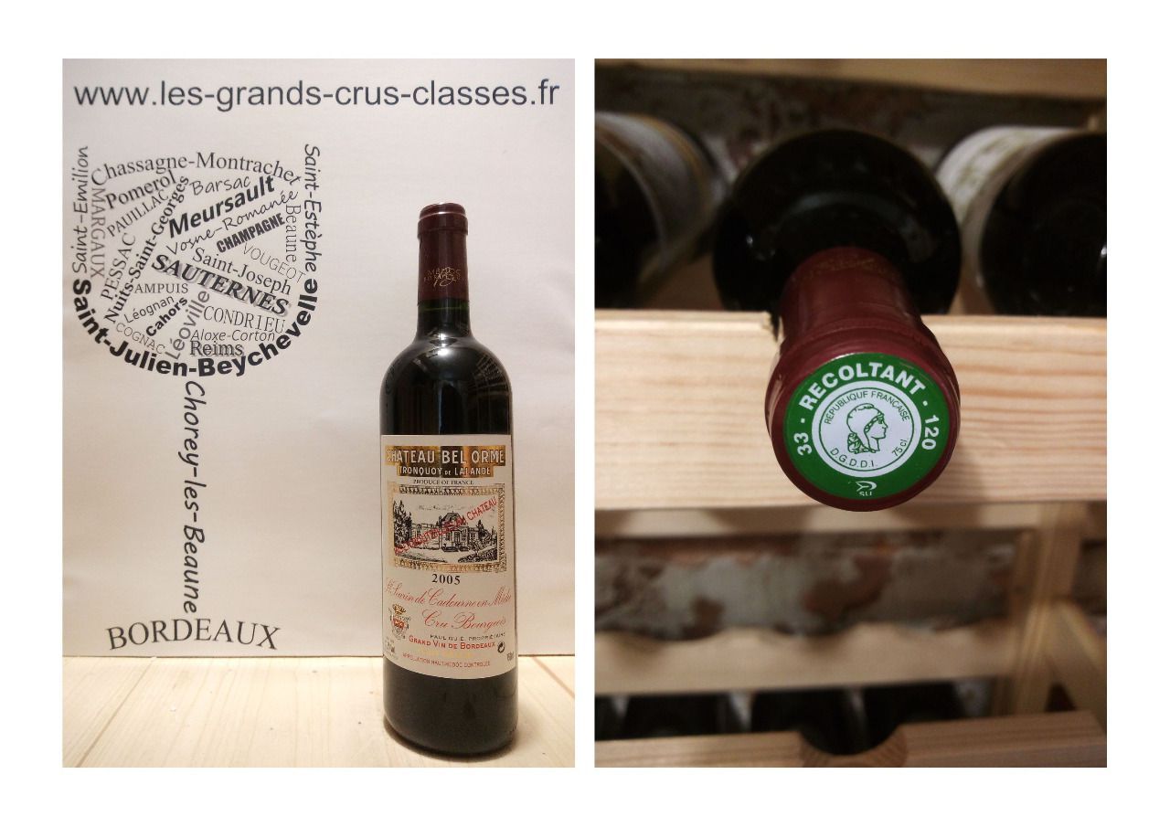 Château Bel Orme Tronquoy de Lalande 2005 - Haut Médoc - Cru Bourgeois - 1 x 75 cl - rouge