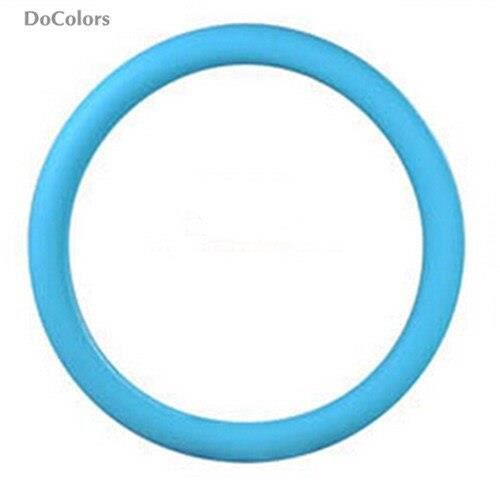 DoColors – housse de volant de voiture en Silicone, pour SEAT Ibiza Leon Toledo Arosa Alhambra Exeo FR light blue