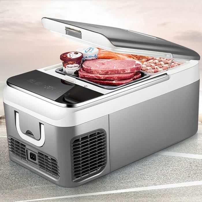 Glacière Électrique,Glacieres Electriques Voiture 24V-12V-220V (18L) Frigo De Camping, Mini Réfrigérateur,18L12V-24V162
