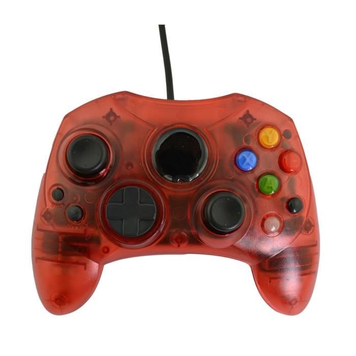 Manette de jeu filaire manette de jeu Type S pour m icrosoft x box Console jeux accessoires vidéo - Type Transparent red