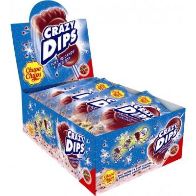 Chupa Chups crazy dips Cola 24 pièces