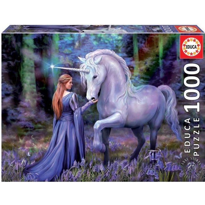 EDUCA - Puzzle - 1000 BLUEBELL WOODS, ANNE STOKES