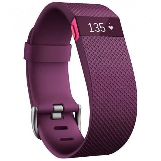 Bracelet connecté - FITBIT Charge HR L Prune