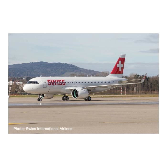 Miniatures montées - Airbus A320 A320 NEO - SWISS INTERNATIONAL AIR LINES - ENGELBERG 1/200 Herpa
