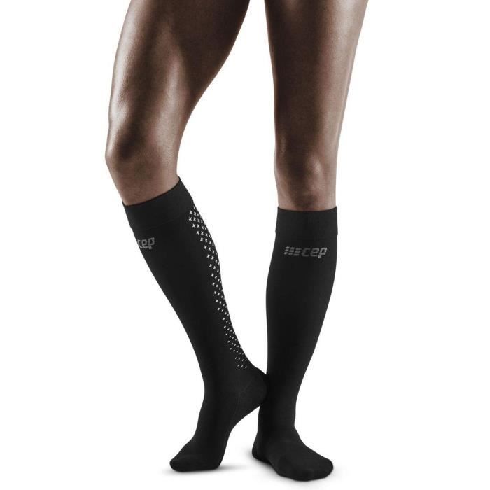 Chaussettes de compression hautes femme CEP compression 3.0 - noir - Taille 2