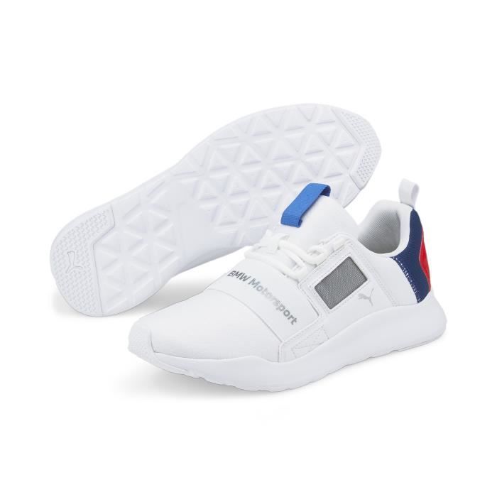 Chaussures de lifestyle Puma BMW MMS Wired Cage - blanc/rouge