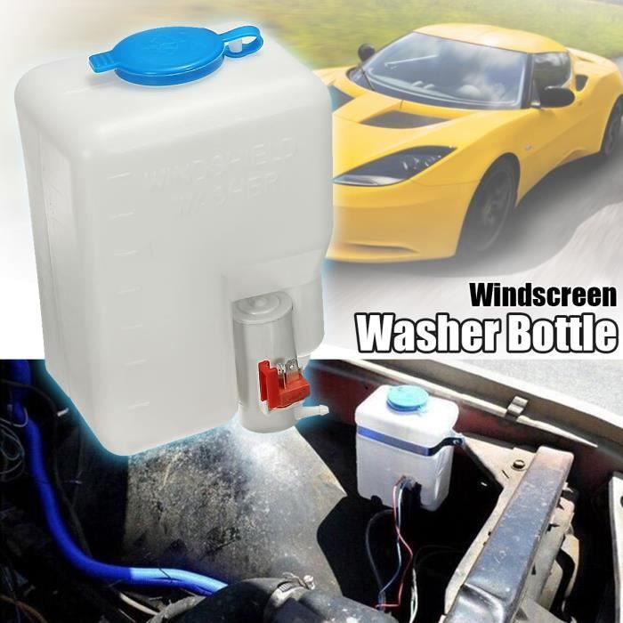 NEUFU Universel 12V Lave-Glace Bouteille Kit de Pompe Pour Jets Interrupteur