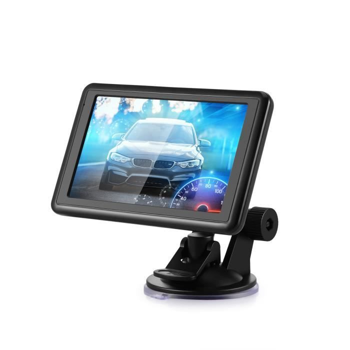 Navigation de voiture double cœur 4G 5 pouces avec stylo tactile + noir