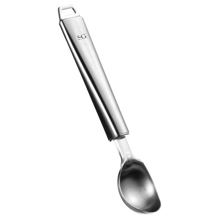 Secret de Gourmet - Cuillère à glace inox L, 21,5 cm INOX