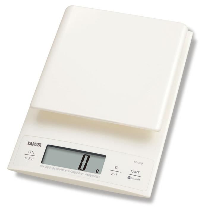 Tanita - KD-320 - Balance de Cuisine de Précision - Blanc