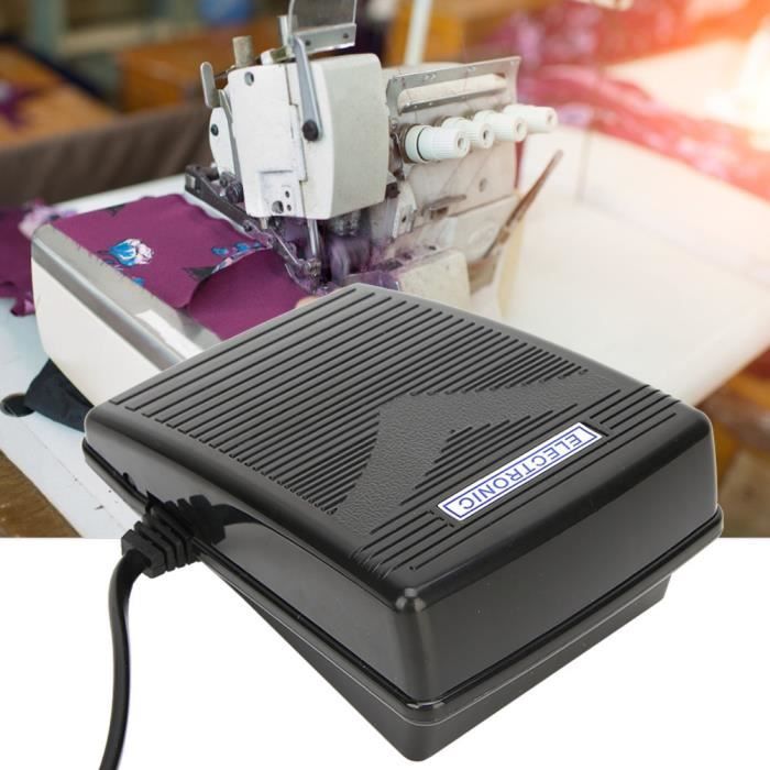 Pédale de commande au pied 220V avec cordon d'alimentation pour machine à coudre Singer 974 (prise UE) -POU HB17381