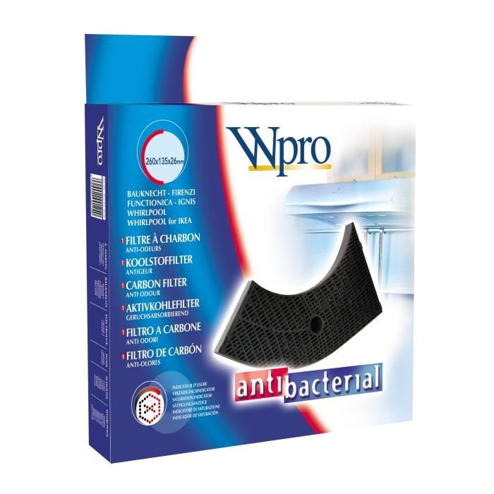 WPRO AMC859 Filtre de hotte à charbon