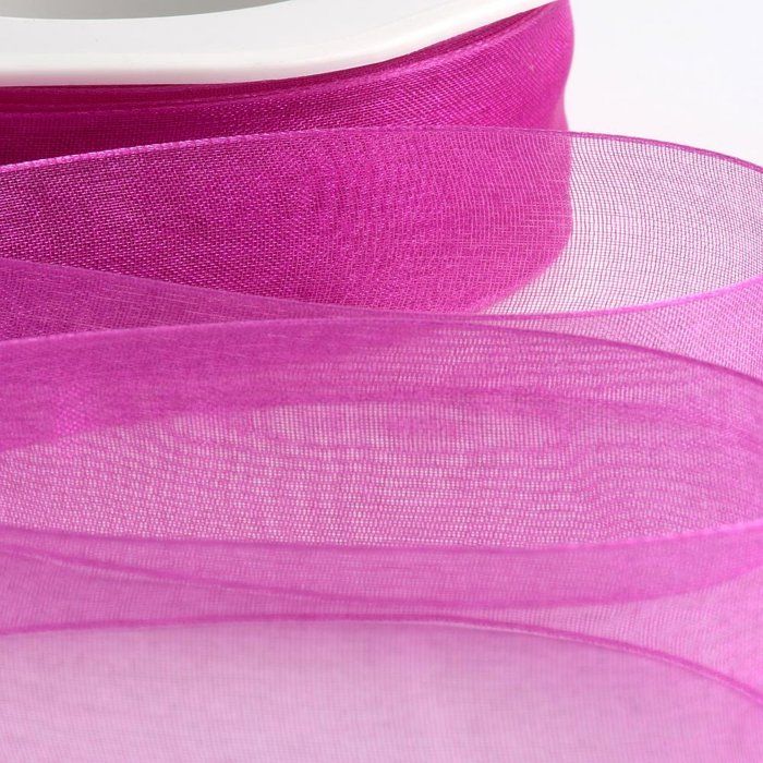 Lot De 9 Rouleaux De Ruban En Mousseline De Soie - 2,5 Cm X 6 M - Fait Main, Franges Délicates - Pour Emballage Cadeau, Décoration