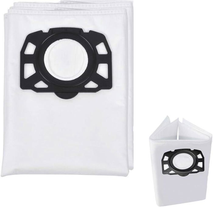Sac Aspirateur Karcher T15-1, T17-1 - La Pochette De 5 Sacs Papier - Electroménager