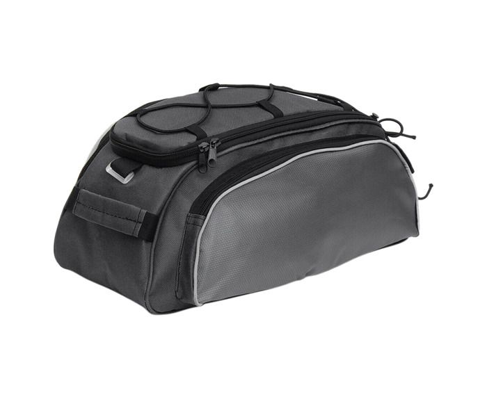Sacoche de Vélo Grande Capacité Durable 2 Couleurs Pour Porte-Bagages Arrière de Vélo Pour Extérieur - Noir