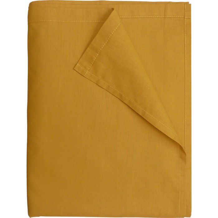 Drap Plat 240x300 cm Safran - 100% coton 57 Fils