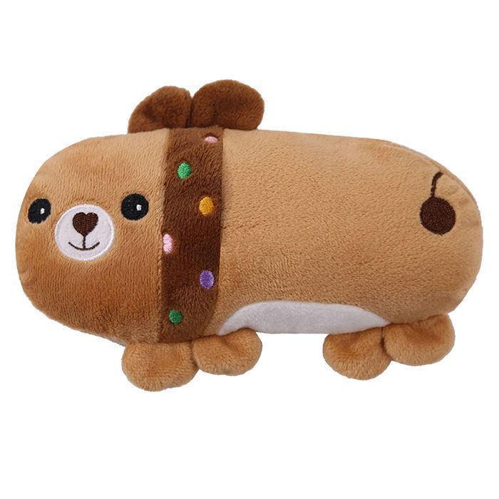 Meilleurs prix pour Jouet en peluche pour animal de compagnie résistant aux morsures, grincement des dents, soulagement de l'ennui, coussin mignon,