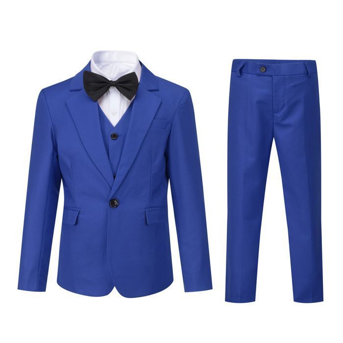 Costume Gentleman Enfant Smoking Britannique - Veste Et Pantalon Pour Cérémonie
