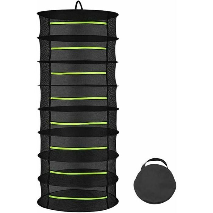S choir Herbes 8 Couches Filet De S chage Suspendu 60 Cm Pour s-choir-herbes-8-couches-filet-de-s-chage-suspendu-60-cm-pour
