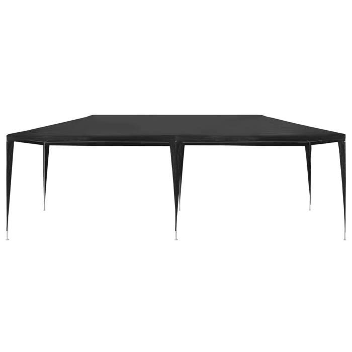 Tente de réception/Tonnelle lemon ANTI-UV 3x6 m PE Anthracite t28