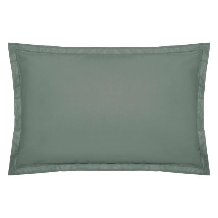 Taie D'oreiller 50x70 Cm Gaze De Coton à Petits Carreaux Vert D'eau | Leroy Merlin
