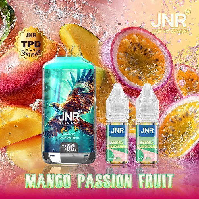JNR - Mango Passion Fruit 28000 Bouffées - FALCON-X - Mangue, Fruit de la  Passion +2x10ml Eliquide