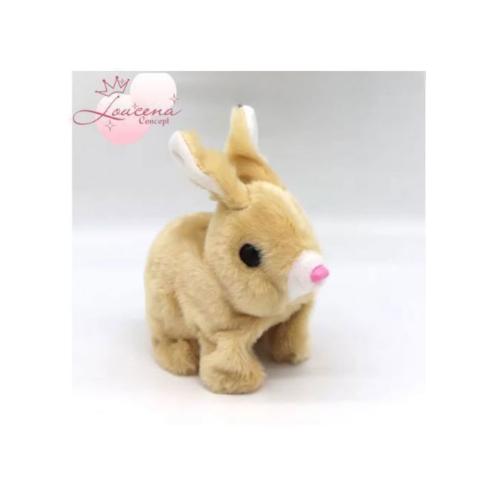 Peluche doudou lapin blanc personnalisé naissance avec prénom, date
