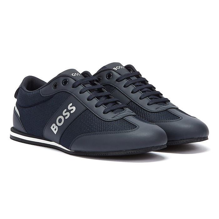 Hugo Boss Baskets Homme Bleues