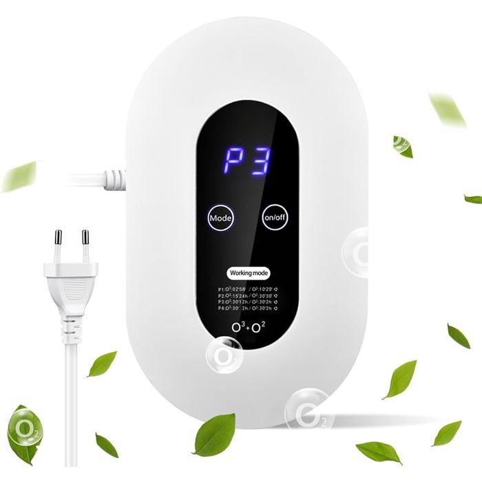 Purificateur dairMini Purificateur dAir à lozone avec 4 Modes pour chambre salle de bain animaux domestiques