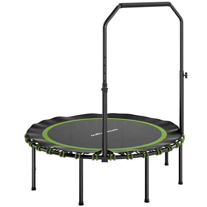 Trampoline de fitness avec barre dappui réglable trampoline sportif pour une utilisation intérieure et extérieure Trampoline de fitness avec barre dappui réglable trampoline sportif pour une utilisation intérieure et extérieure