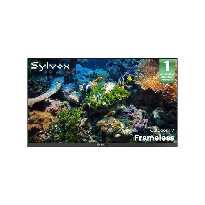 Télévision extérieure SYLVOX Frameless 43 4K UHD IP56 étanche 1000 nits